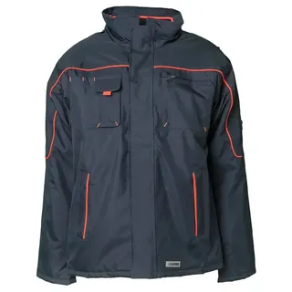 Planam Outdoor Winter Herren Piper Jacke marine orange Modell 3536 Größe XS