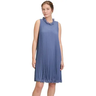Vera Mont Cocktailkleid Plissee Tansanit Blau 40
