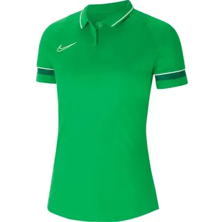 Nike Damen Academy 21 Women Polohemd, Light Green Spark/White/Pine Green/White, L EU
