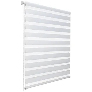 Sol Royal Doppelrollo 110 cm breit DL2 Doppelrollo Klemmfix ohne Bohren 110x150 cm – Fensterrollo Innen Rollos für Fenster ohne Bohren – Sicht & Sonnenschutz Duo Rollo Fenster Rollos für Innen Weiß