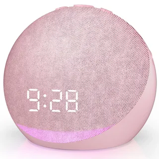 4 in 1 White Noise Machine: Lichtwecker mit Naturgeräuschen Weißes Rauschen Baby 7 Timer Speicher Einschlafhilfe Erwachsene mit 25 Schlafmusik Bluetooth-Lautsprecher 32 Lautstärkestufen Kinder
