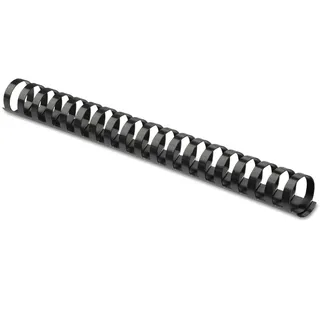 Fellowes 52367 Kunststoff-Kammbindungen, 1,9 cm Durchmesser, 150 Blatt Kapazität, Schwarz (Packung mit 100 Kämmen)