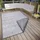 Outdoor Teppich Wetterfest Balkon Terrasse Silber 120x170cm