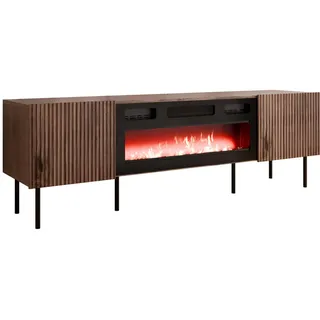 Mirjan24 Tacos TV-Lowboard 181x58x42 cm Braun Holzwerkstoff