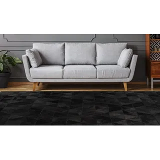 Padiro »Lavin 325 Lederteppich« rechteckig 8 mm Höhe 100 % Rindslederfell, Unikat,