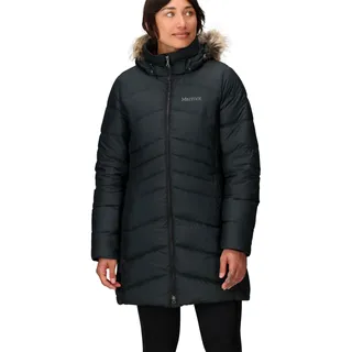 Marmot Damen Wm's Montreal Coat, Leichte Daunenjacke, wasserdichter Daunenparka, warmer Wintermantel, regendichte Winterjacke, winddichte Funktionsjacke mit Kapuze, Black, XS