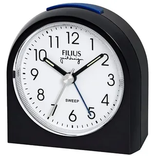 FILIUS zeitdesign Quarzwecker, schwarz-weiß