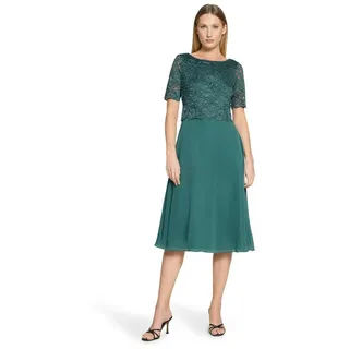 Vera Mont Cocktailkleid mit Spitze Grün 38