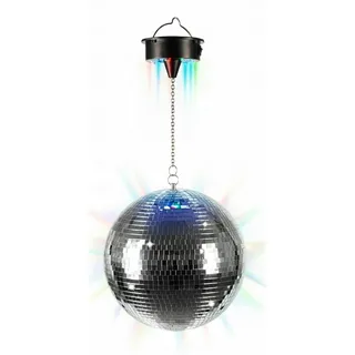 Relaxdays Discokugel 40 cm Silber