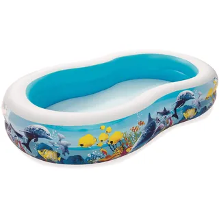 BESTWAY Family Pool Sea Ground 262 x 157 x 46 cm