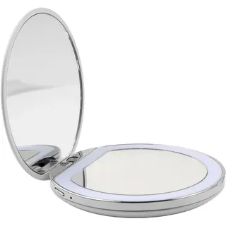 AILORIA Taschenspiegel mit dimmbarer LED-Beleuchtung