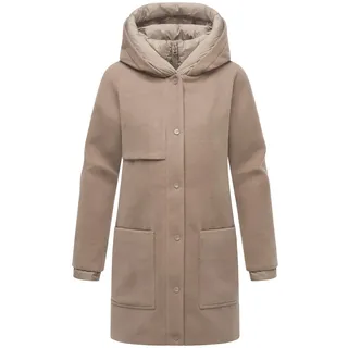 Navahoo Kurzmantel »Kurzmantel Flauschwunder 14«, beige