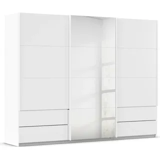 Rauch Schwebetürenschrank ELARA mit Spiegel | alpinweiß - weiß