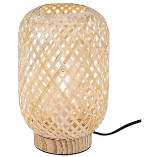 Rabalux 74016 Tischleuchte Alinafe, E14-Holz, rund, Skandinavisch, ø155mm - Bronze