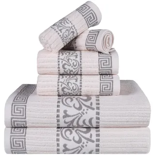 Superior Dekoratives Handtuchset 6-tlg. griechisches Muster