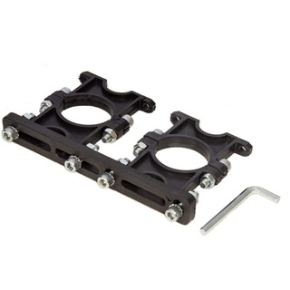Premium X Multifeedhalter 2-Fach Universal Multifeed aus Hartplastik (Kunststoff) 40mm kompatibel mit Allen Sat-Antennen