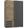 Schwebetürenschrank Emden 135 x 198 x 64 cm Grau