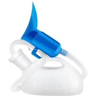 Urinflasche für Frauen und Männer, OOCOME Pinkelflasche Urinflaschen Urinella Urinente für Frauen Liegend, Urinal Urinflasche für Unterwegs mit 47.2"(1.2M) Rohr