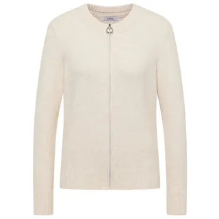 Cecil Cardigan mit Rippbündchen Beige L