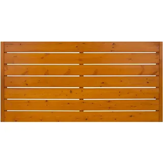 Sichtschutzzaunelement Faro Pinie lackiert 90 cm x 180 cm