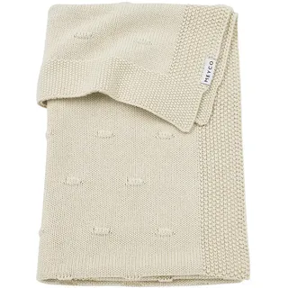 Meyco Baby Knots 75x100 Cm Minikrippendecke - Soft Sand - One Size