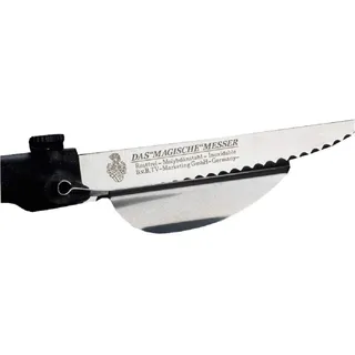 Das magische Messer" Set - Original aus dem TV - nie Wieder ungerade schneiden! EIN echter Solinger Messer - Klingenlänge ca 15 cm - Made in Germany Profis aus Molybdänstahl - Rostfrei aus Solingen