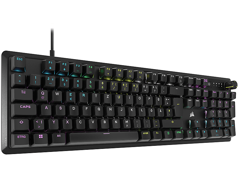 Bild von K70 CORE RGB, Gaming Tastatur, Mechanisch, kabelgebunden, Schwarz