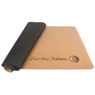 JUCKER HAWAII Balance Board Matte Kork & Kautschuk 183 x 61 cm x 0,2 cm Anti-Slip (Rutschfest) Skateboard Balanceboard Surfboard Trickboard