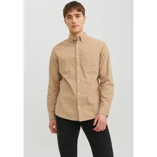 Jack & Jones Langarmhemd »JJECLASSIC CORD SHIRT LS SN«, aus Cord, beige