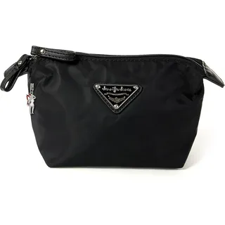 Jennifer Jones Damen Herren Tasche Kosmetiktasche Nylon schwarz 16x12x8 OTJ701S - Schwarz