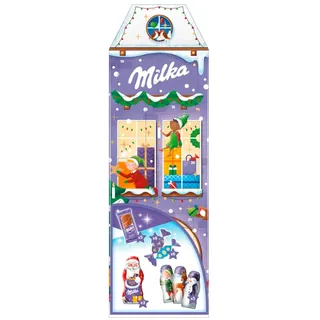 Milka Adventskalender 3D Haus mit Schokoladenfüllung Packung 223g