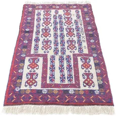 morgenland Wollteppich »Belutsch Teppich handgeknüpft beige«, rechteckig, handgeknüpft, beige