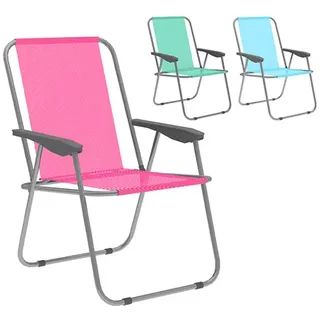 marbueno summer Campingstuhl Gepolstert Grau