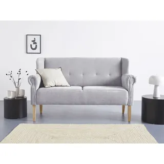 Home Affaire Couch Mikrofaser 2-Sitzer Grau