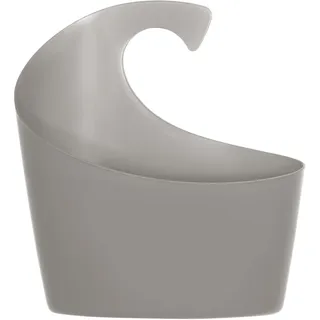 Spirella Duschkorb Sydney mit Haken zum einhängen, kombinierbares Duschregal 25 x 22,5 x 8,5 cm Taupe