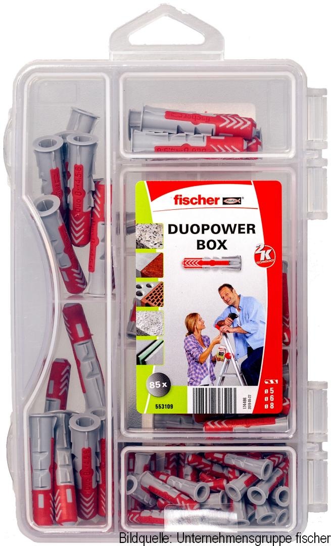 Bild von DuoPower-Box mini, Dübel 553109 Schraubanker/Dübel 85 Stück(e)