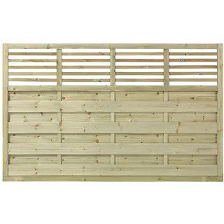 Plus Sichtschutzelement Newline 180 x 110 cm druckimprägniert