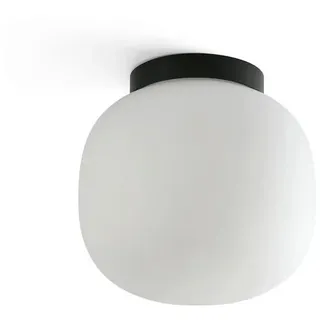 faro BARCELONA AMELIA 1xE27 schwarz Glas 22,5 cm