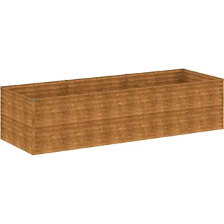 vidaXL Hochbeet 290x100x69 cm Cortenstahl - Braun