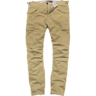 Vintage Industries Miller M65 Cargohose - Dunkelbeige - W33
