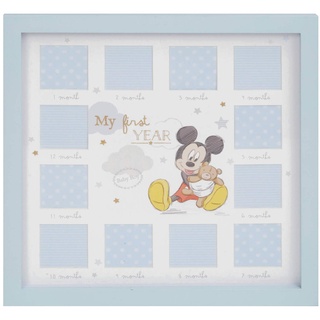 Disney Mickey Mouse Baby Boy First Year 12 Month Multi Photo Frame