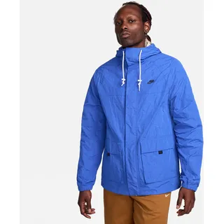Nike Herren Regenjacke Club Bowline Jacket FN3108-480 L - Game Royal/Black - L
