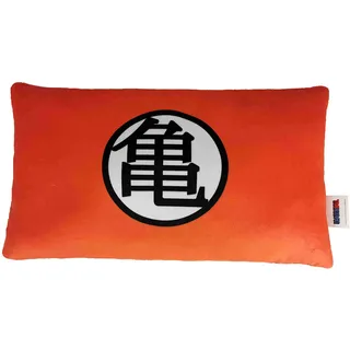 CYPBRANDS Dragon Ball Goku Kissen, Plüsch, Maße 36 x 6,8 x 20 cm, Rot und Schwarz, offizielles Produkt (CyP Brands)