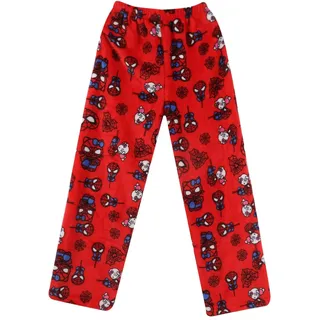 Pyjama Hose Damen Lang Flanell - Pyjamahose Damen Lang Flanell Flauschig Hose Y2K Anime Cartoon Kawaii Kuschelig Weich Baggy Bequeme Hose Schlafanzug Casual Erwachsene Schlafhose