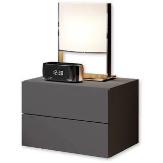 Stella Trading Livetastic Nachtschrank mit Schubladen 42x28x30 cm hängend, Schlafzimmer, Nachttische