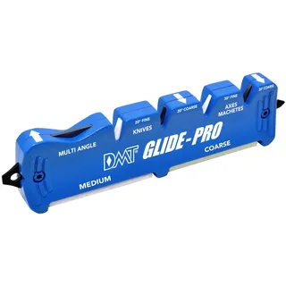 DMT Glide-Pro Multischärfer | Outdoor Diamant-Schleifstein für Messer, Macheten und Äxte | V-Schärfer aus Wolfram & Keramik für Grob- und Feinschliff im perfekten Winkel | 20179