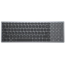 Bild KB740 Compact Multi-Device Wireless Keyboard Titan Gray, grau/schwarz, USB/Bluetooth, DE (KB740-GY-R-GER / 580-AKOY)