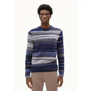 OTTAA STRICKPULLOVER |  aus 100% Bio-Wolle - blau (M)
