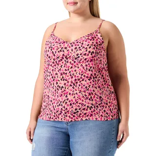 ONLY Damen Trägertop Onlnova Life Vis Paris Singlet AOP, Rosa, 36