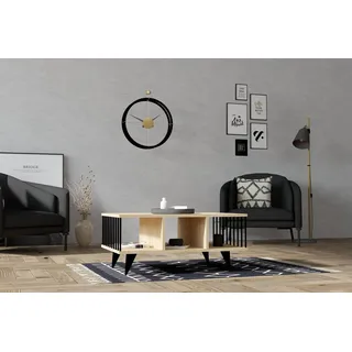 Skye Decor, Bert - Sapphire, Couchtisch, Saphir, 100 % MELAMINBESCHICHTETE SPANPLATTEN, 90 x 60 x 40 cm - Blau